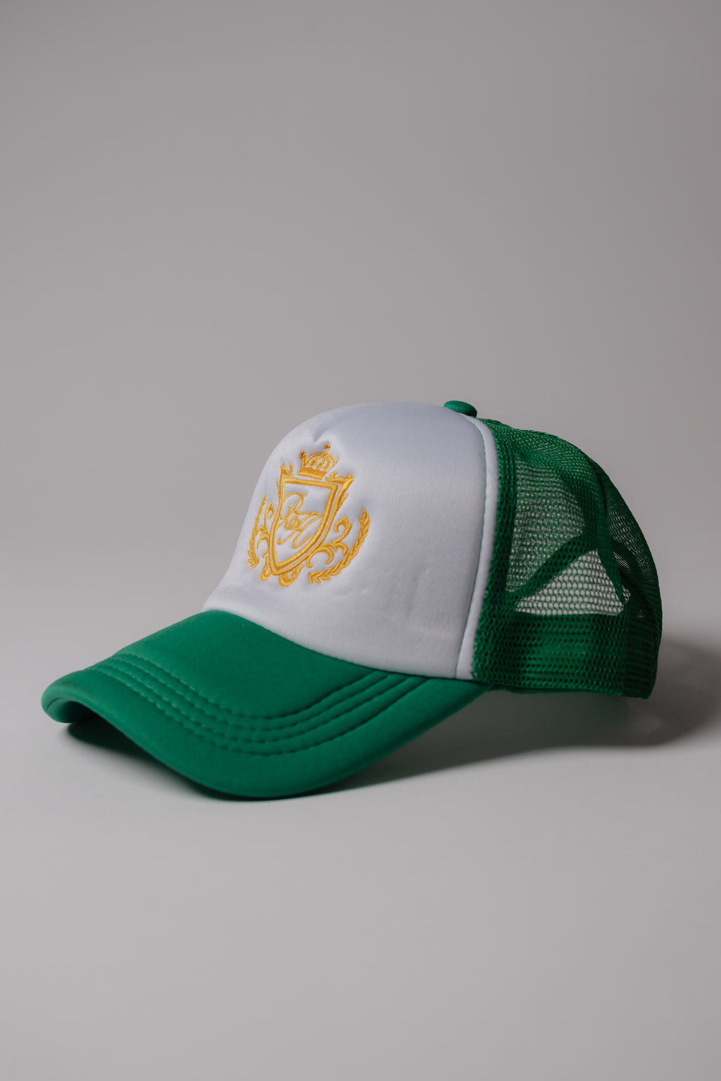 The BH Brand Vol. 1 Green/Gold/White Trucker Hat