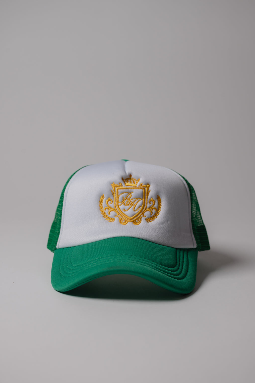 The BH Brand Vol. 1 Green/Gold/White Trucker Hat